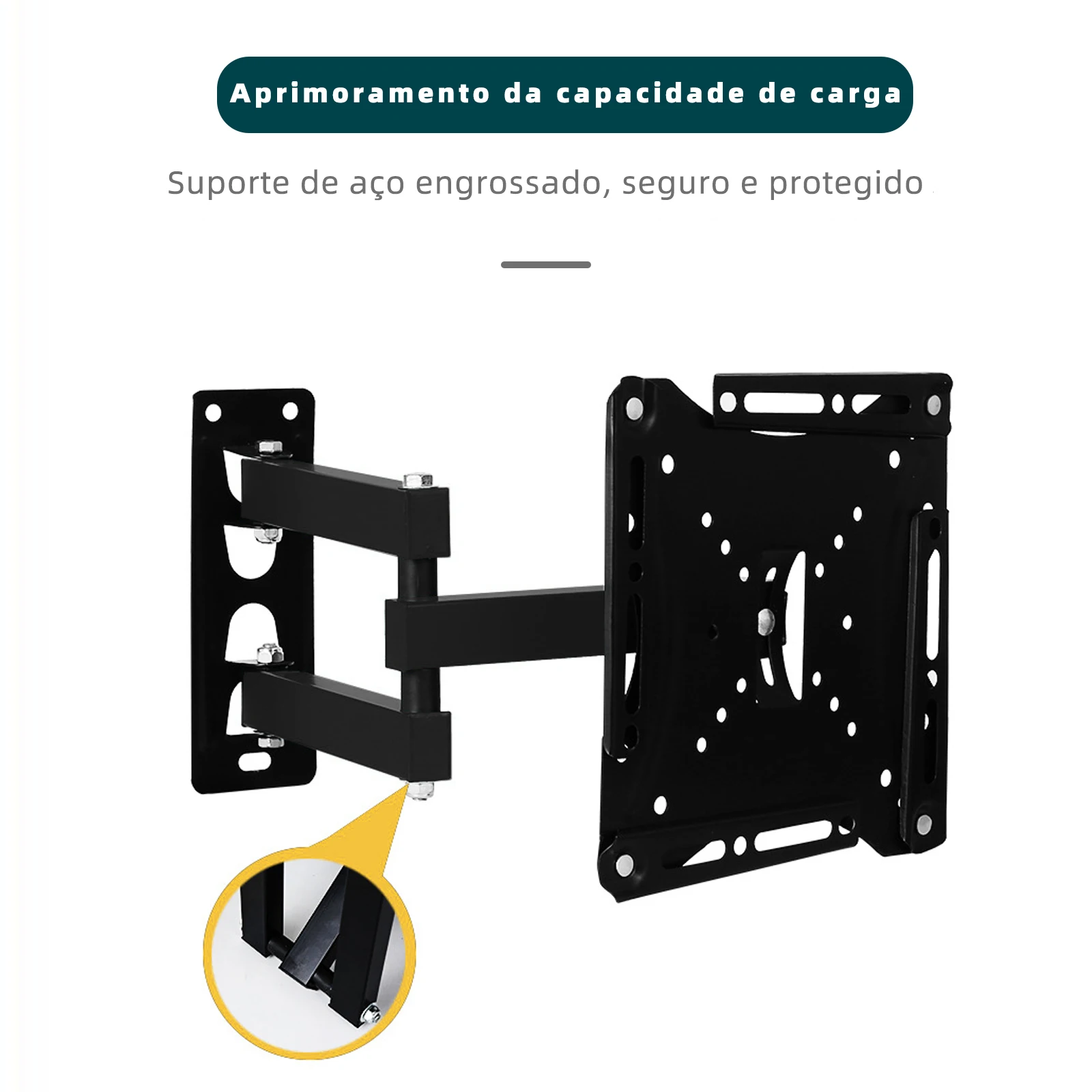 Suporte articulado para TV